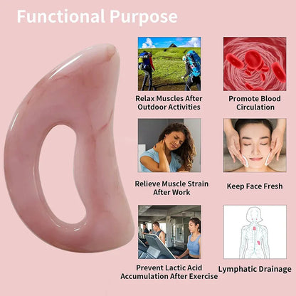 Lumyrel Aura Glow Gua Sha Sculptor – Green & Pink Duo